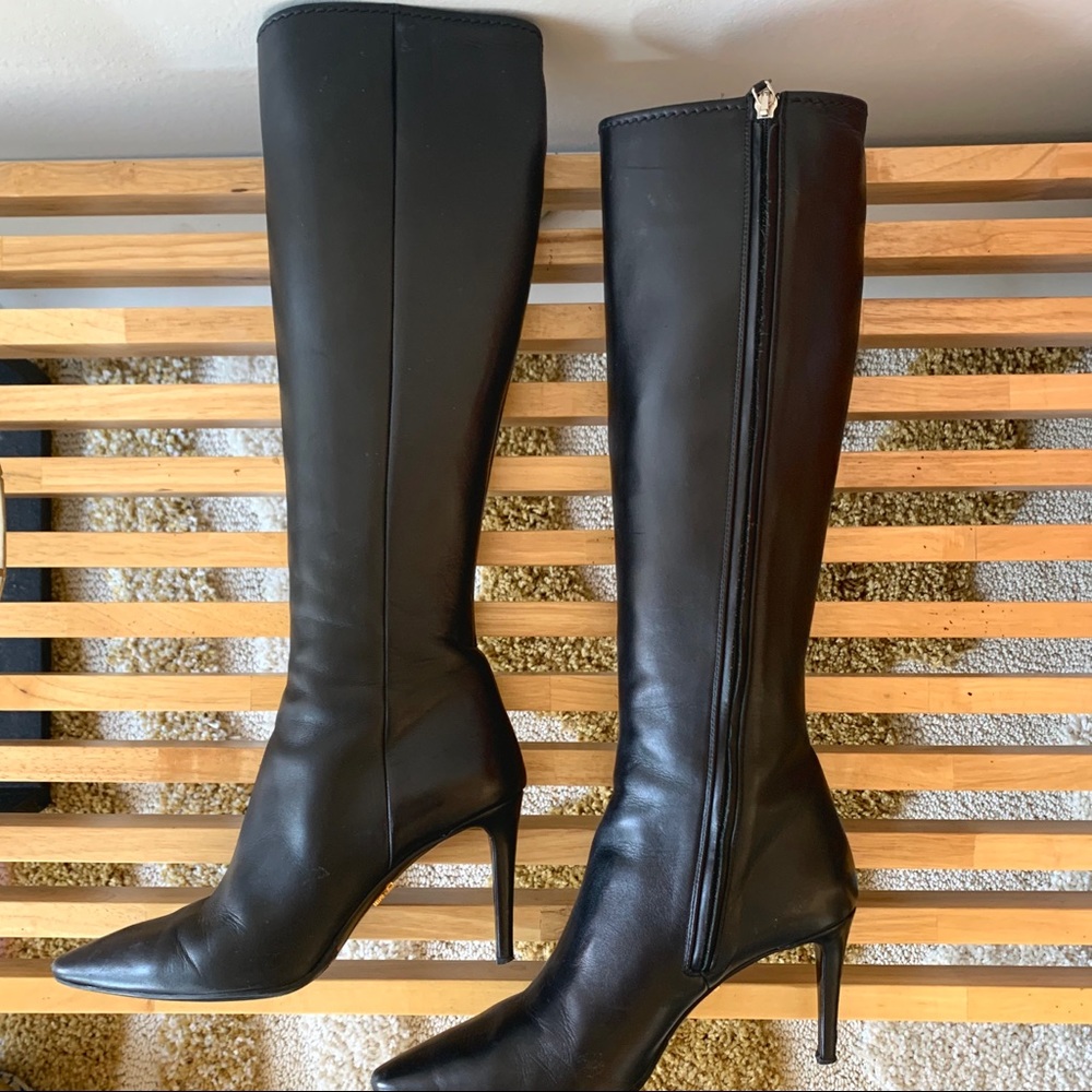SOLD ✖️Prada Black Leather Boots